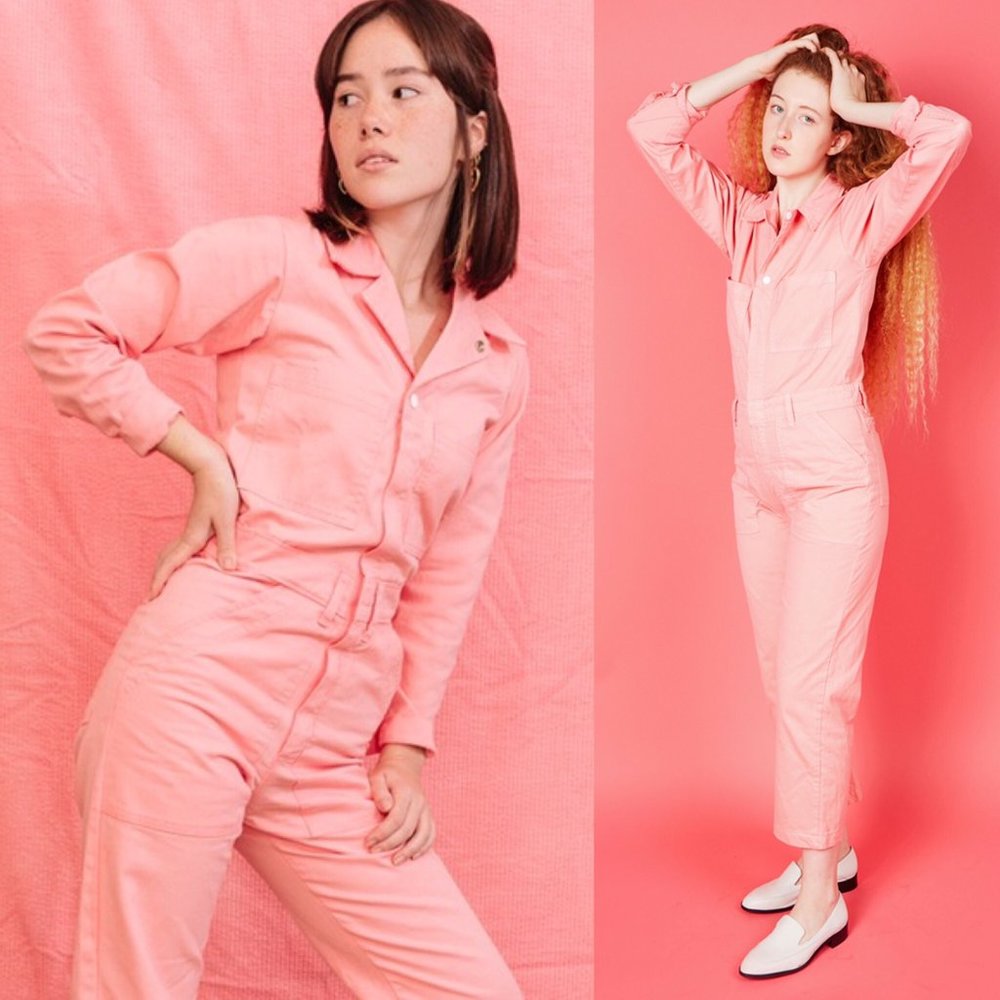 Big Bud Press Everyday Jumpsuit Flamingo Pink
